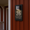 Personlig Solcellsdriven Husskylt | Premium
