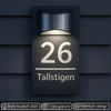 Personlig Solcellsdriven Husskylt | Premium